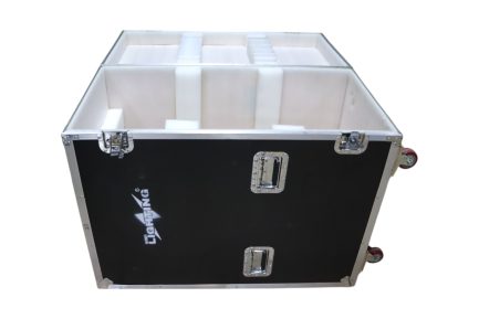 Baule FlightCase VUOTO Per Trasporto Multi Uso Di Luci e Cavi Per Lo Spettacolo - immagine 4