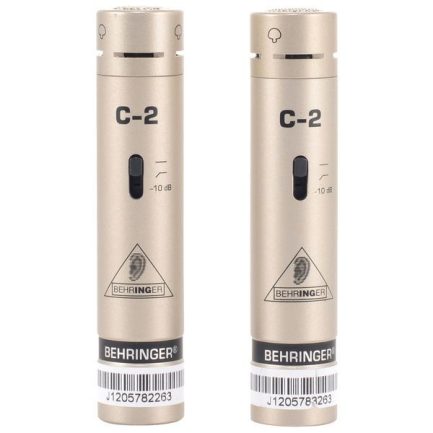 Set Microfoni Behringer C-2 a condensatore con diaframma piccolo per Registrazioni Stereo