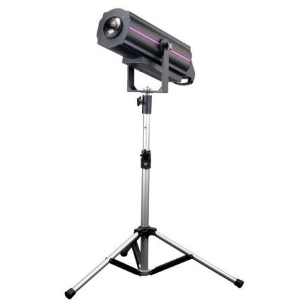 Faro seguipersona con LED da 350 W e ruota colori completo di Baule FlightCase - immagine 2