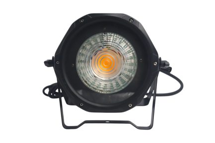 Par LED 100W IP65 RGB con Luce Centrale LED cob Warm Light