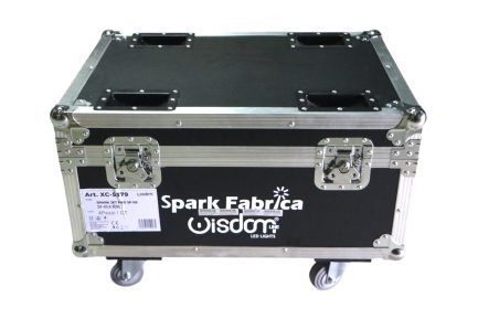 Baule Flight Case VUOTO per trasporto di 4x spark a scintille fredda SF-05 500W B-STOCK