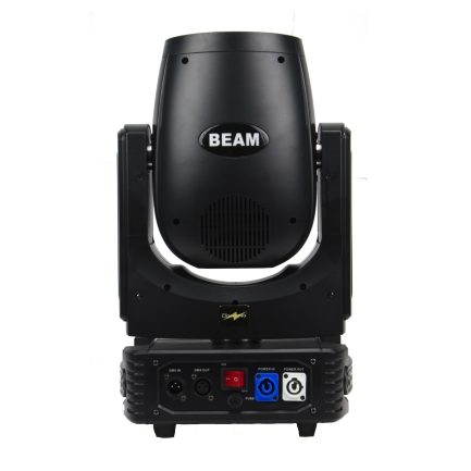 Coppia Mini beam Testa Mobile Liunar Beam 230W con Gobo Prisma Rotante e Ruota Colori WISDOM - immagine 3