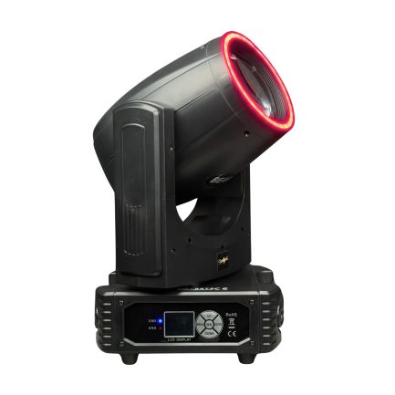 Coppia Mini beam Testa Mobile Liunar Beam 230W con Gobo Prisma Rotante e Ruota Colori WISDOM