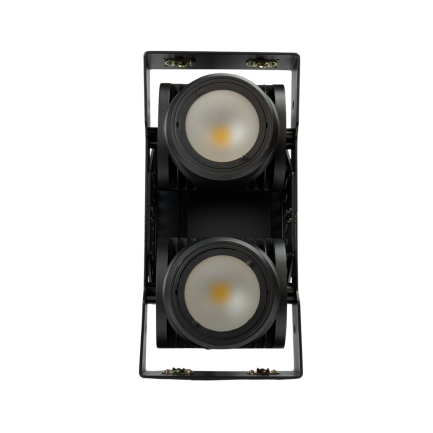 Accecatore Strobo Blinder a 2 Occhi 400w IP65 Luce Calda Warm Light Con Lente Fresnel Wisdom - immagine 7