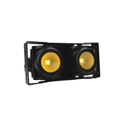 Accecatore Strobo Blinder a 2 Occhi 400w IP65 Luce Calda Warm Light Con Lente Fresnel Wisdom