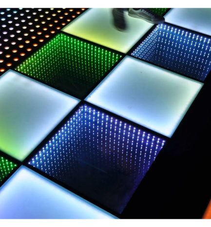 Pedana Luminosa DanceFloor RGB magnetica 3in1 50x50cm - immagine 3