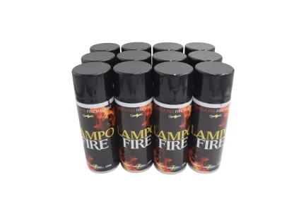 Kit 12 Bombolette Lampo Fire Machine da 400ml per ricarica macchina del fuoco